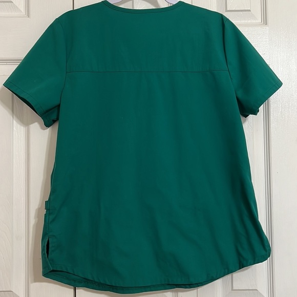 Cherokee Authentic Workwear Green Scrub Top Size Medium - Picture 3 of 5